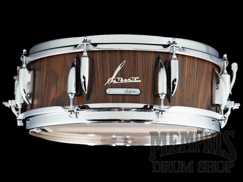 Sonor Vintage Rosewood Semi-Gloss Snare Drum – 14" X 5" 1