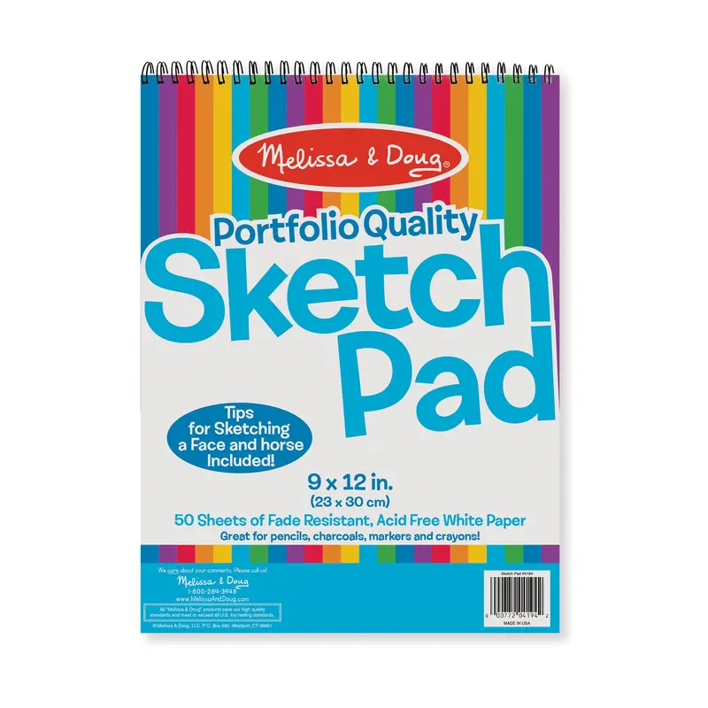 Standard 9" X 12" Sketch Pad For Drawing Practice 1