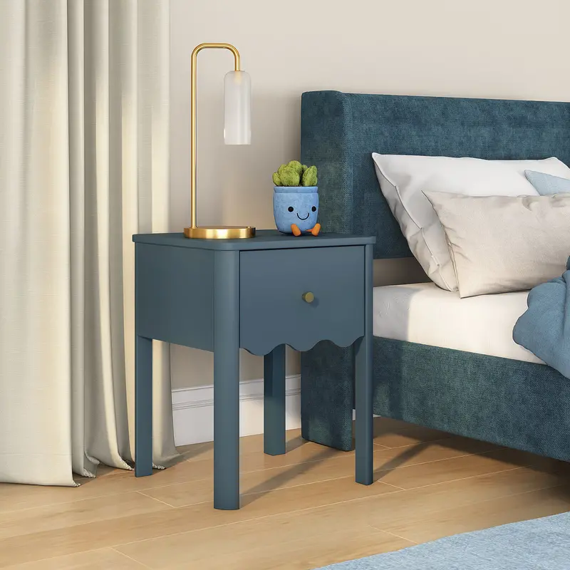 Sutton Wooden Nightstand For Bedroom 6