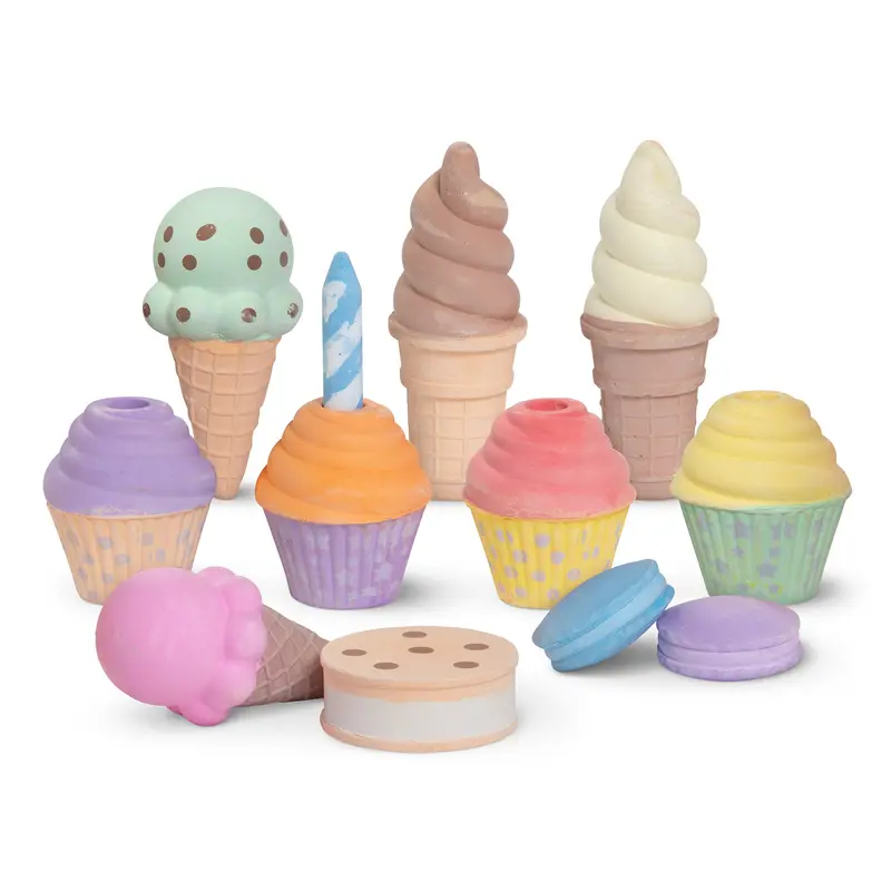 Sweet Treats Chalk Set – Vibrant Art Supplies For Sidewalk Creativity 1