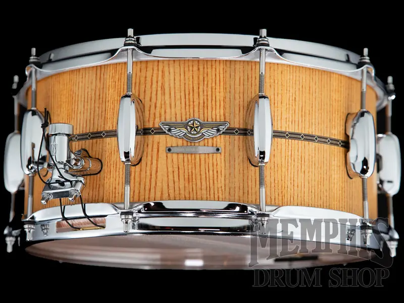 Tama Star Reserve Stave Ash Snare – 14" X 6.5", Oiled Amber Finish 1