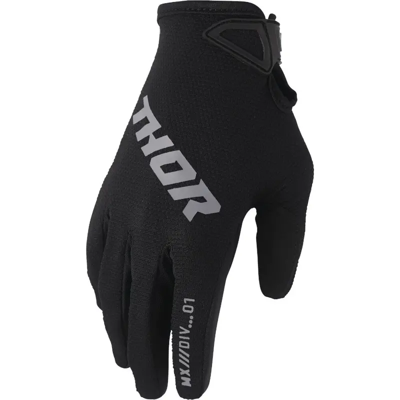 Thor 2026 Youth Ridemode Static Gloves – Matte Black 1