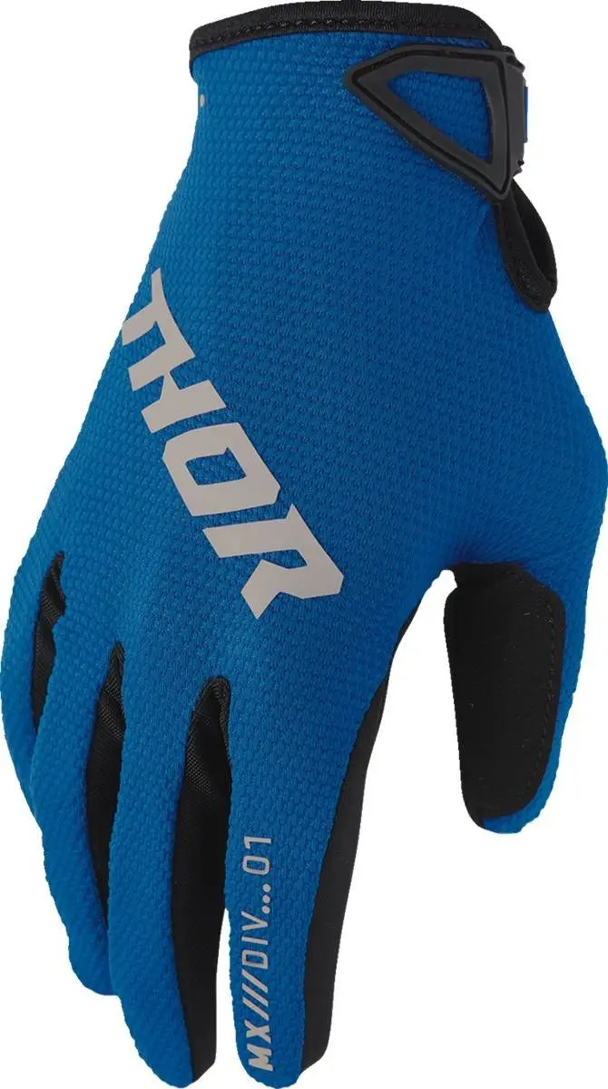 Thor 2026 Youth Ridemode Static Gloves – Navy Blue 1