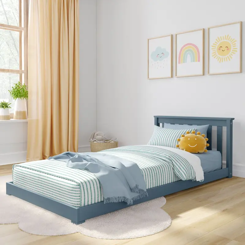 Timeless Classic Floor Bed For Twin Mattress 4