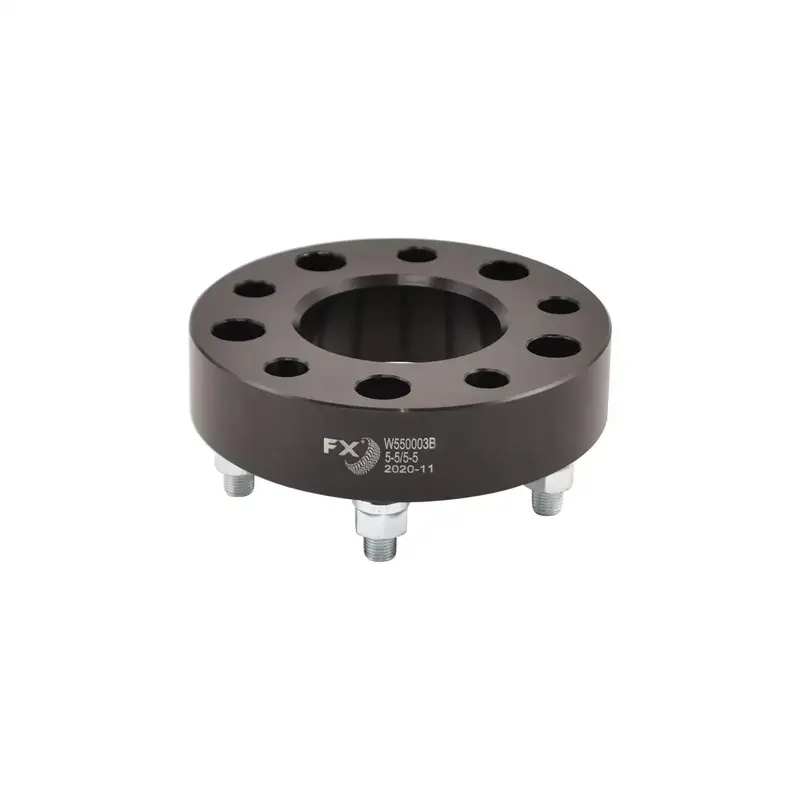Trailfx Black Aluminum Wheel Spacers – 5X127Mm Bolt Pattern, 1.5" Thick, 78.1Mm Hub Centric (Set Of 2, Model W550003B) 1