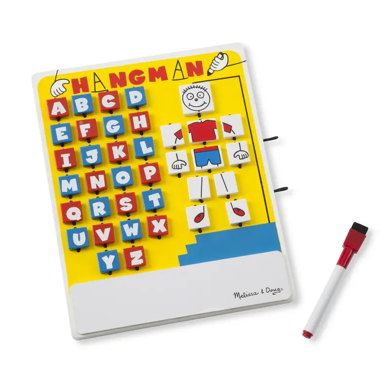Travel-Friendly Flip-To-Win Hangman Game 1
