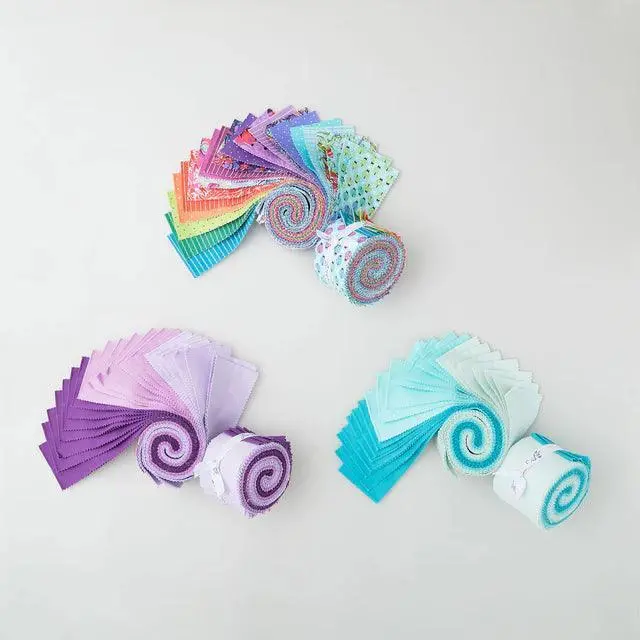 Tula Pink Glimmery Mini 2.5-Inch Design Roll Tower (Set Of 3) 1