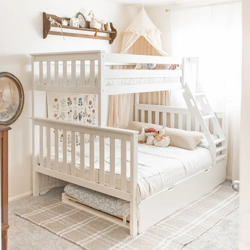 Twin-Over-Full Bunk Bed Featuring Pull-Out Trundle 2