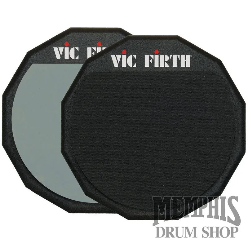 Vic Firth 6-Inch Double-Sided Practice Pad – Compact, Portable Drumming Trainer 1