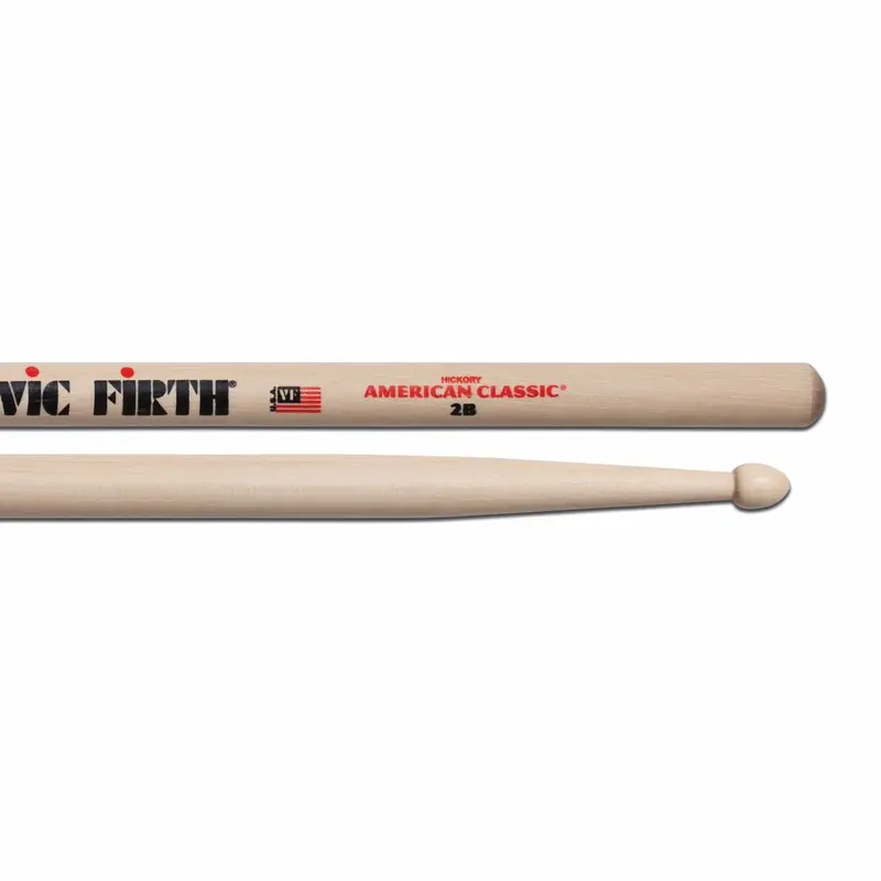 Vic Firth American Classic 2B Wood Drumsticks 1