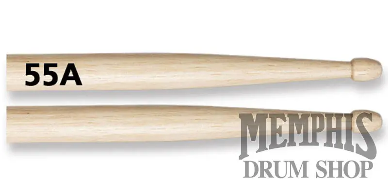 Vic Firth American Classic 55A Drumsticks – Balanced Wood Tip For Versatile Play 1