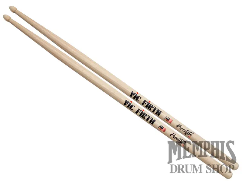 Vic Firth American Concept Freestyle 7A Drumsticks – Ultra-Lightweight Hybrid Design 1