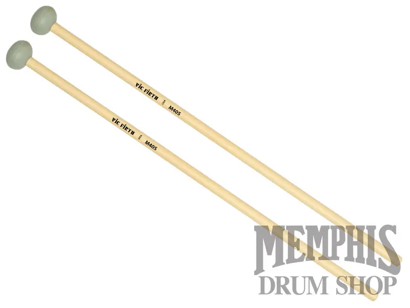 Vic Firth Articulate Xylophone & Glockenspiel Mallets – Hard Rubber Oval Head 1