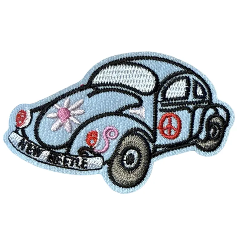 Volkswagen Beetle Retro Car Iron-On Patch 1