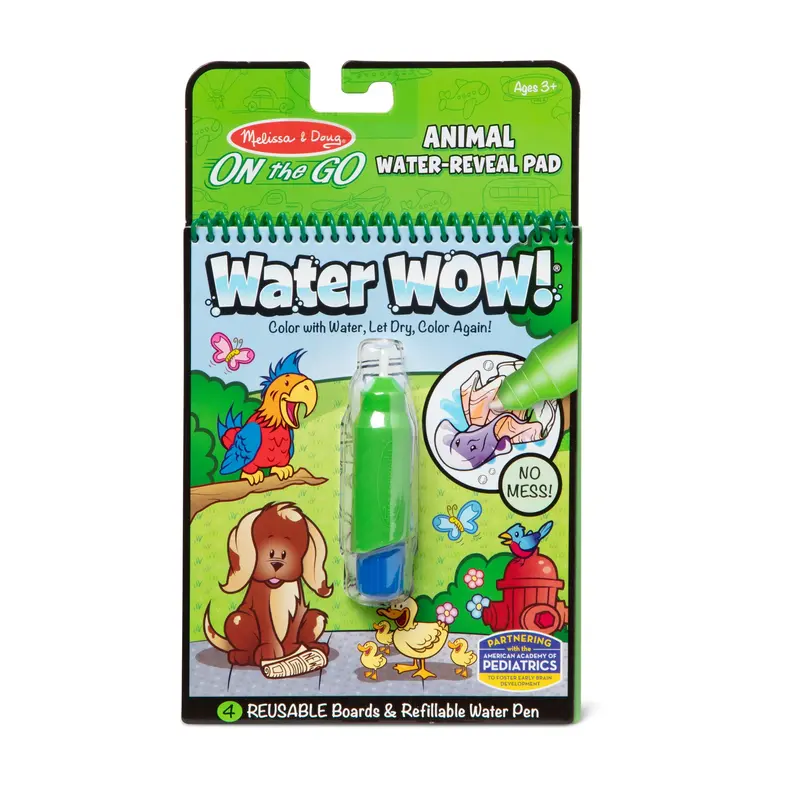 Water-Reveal Pad: Animal Adventures – Reusable Coloring Fun 1