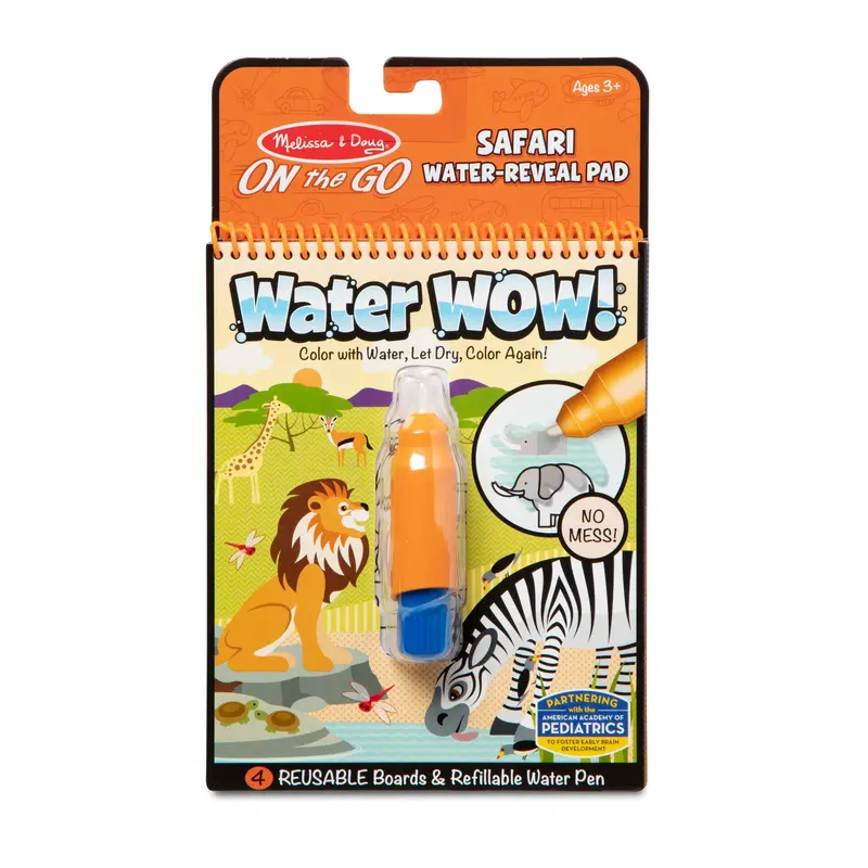 Water Wow! Safari-Themed Water-Reveal Activity Pad 1
