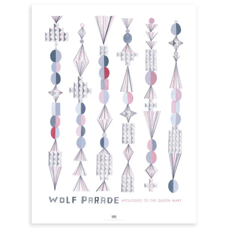 Wolf Parade 'Apologies To The Queen Mary' Poster Print 1