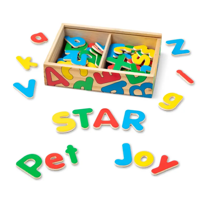Wooden Alphabet Magnet Letters For Literacy Development 1