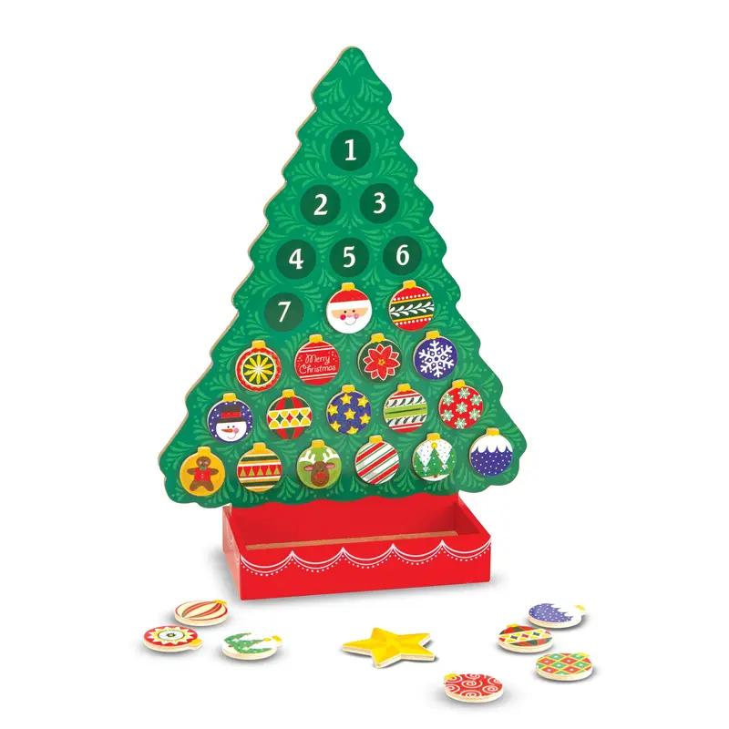 Wooden Countdown Calendar For The Holiday Season 1