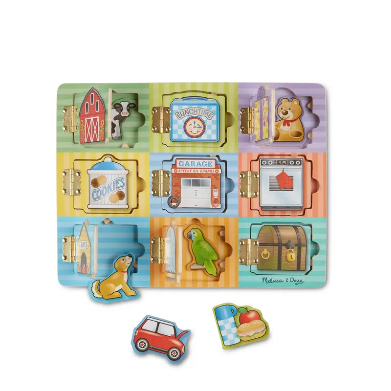 Wooden Magnetic Hide-And-Seek Learning Board For Early Development 1