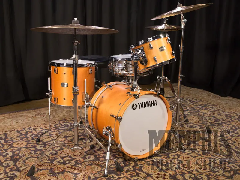 Yamaha Absolute Hybrid Maple Drum Kit – 18/12/14 Inch, Vintage Natural Finish 1