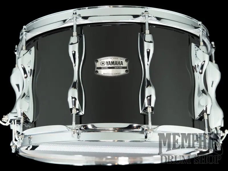 Yamaha Recording Custom Birch Snare Drum – 14" X 8", Matte Black Finish 1
