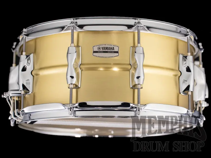 Yamaha Recording Custom Brass Snare Drum – 14" X 6.5" 1
