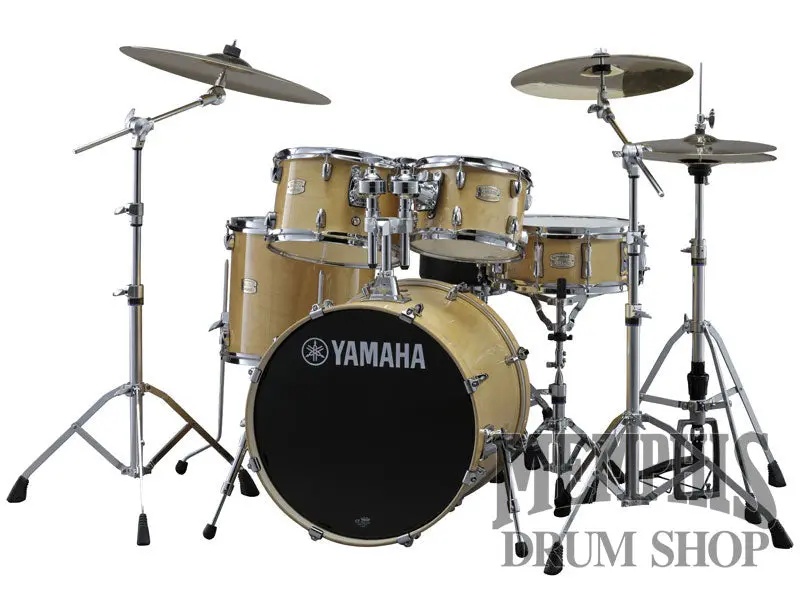 Yamaha Stage Custom Birch Drum Kit (22"/10"/12"/16"/14") – Natural Finish With 680W Hardware 1
