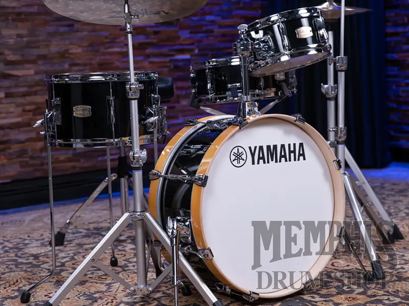 Yamaha Stage Custom Hip Drum Kit – 20"/13"/10"/13" Configuration In Raven Black 1