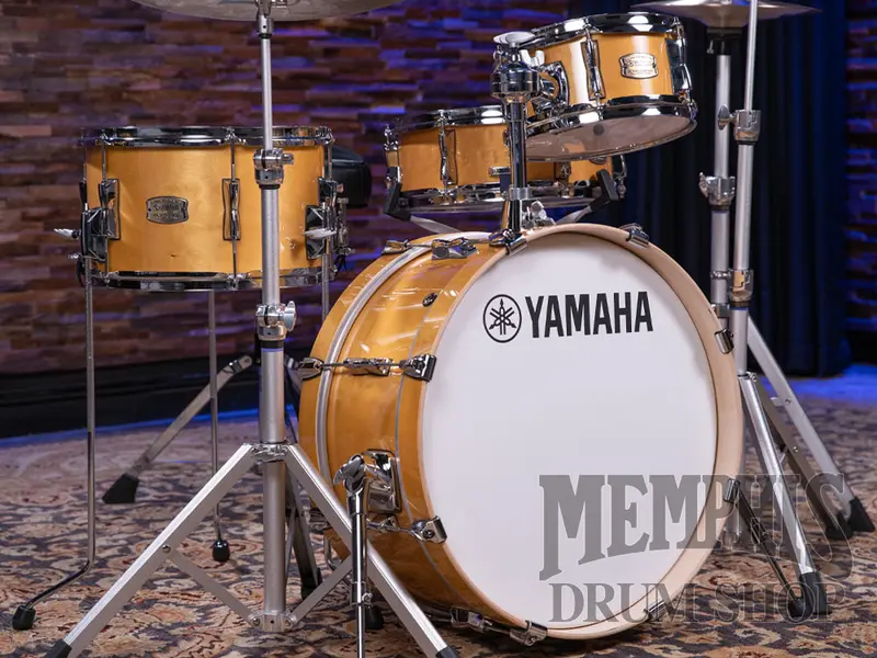 Yamaha Stage Custom Hip Drum Set (20"/13"/10"/13") – Natural Wood Finish 1