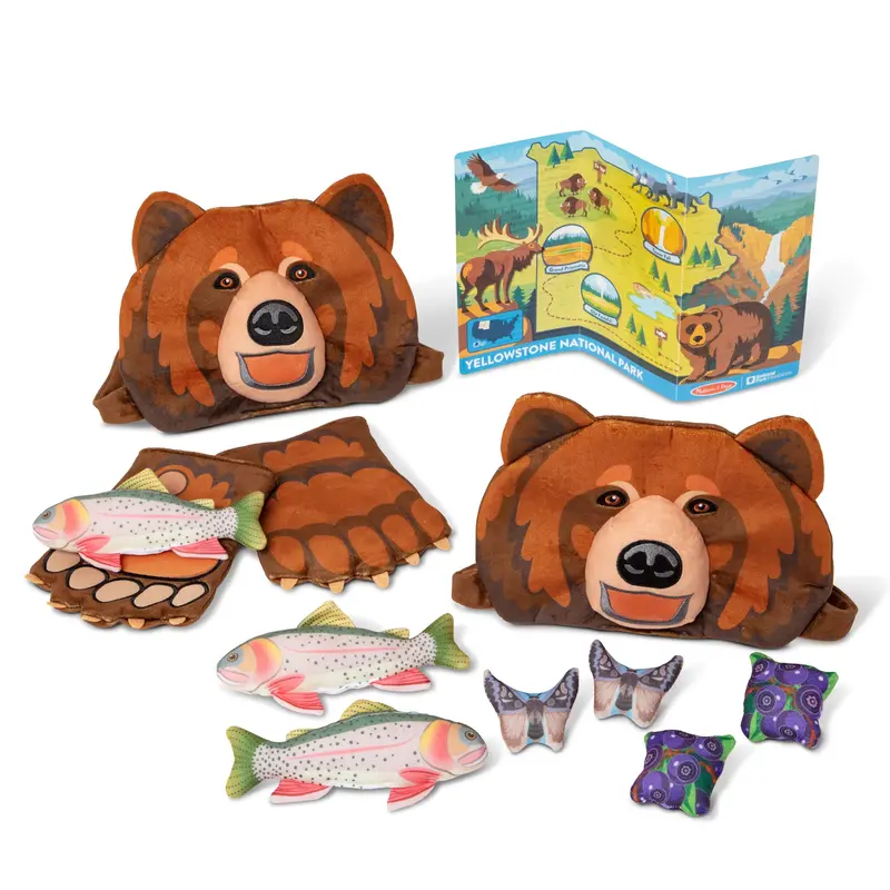 Yellowstone Grizzly Bear Activity Game – Wildlife-Themed Matching & Sorting Set 1