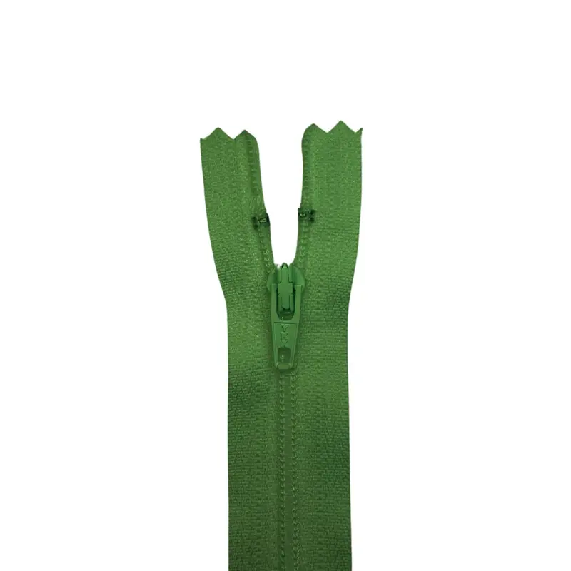 Ykk 18-Inch #3 Coil Zipper In Emerald Green 1