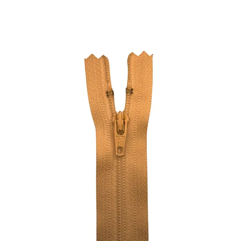 Ykk 18-Inch #3 Coil Zipper In Mustard Yellow 1