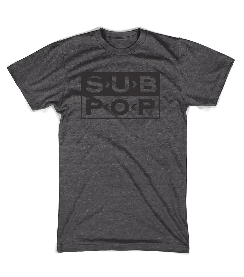Youth Logo Heather Grey T-Shirt With Black Accents 1