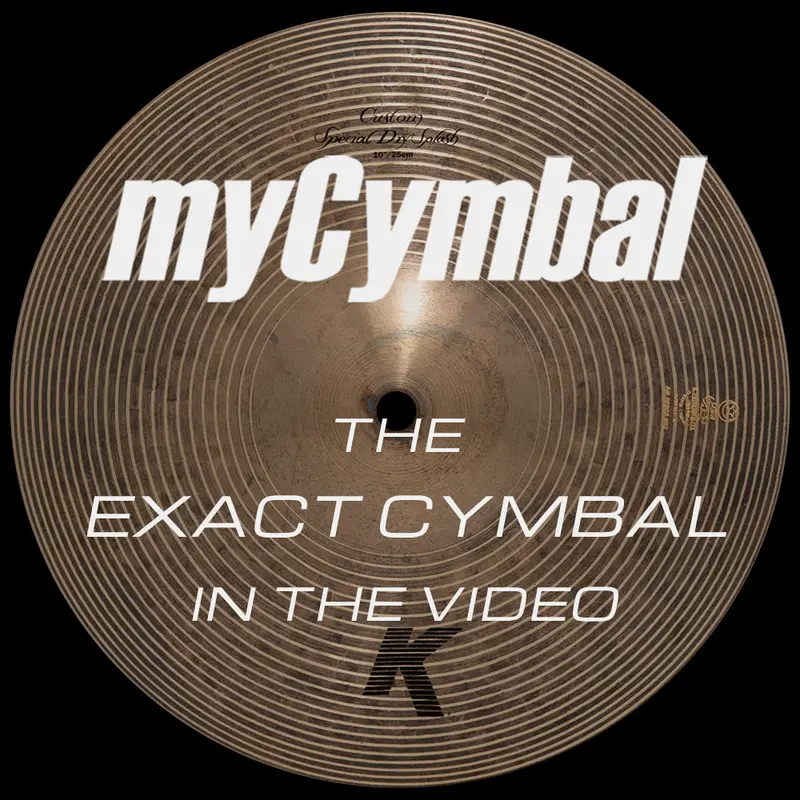 Zildjian 10" K Custom Special Dry Splash – Dry, Focused, Short Decay, 297G 1