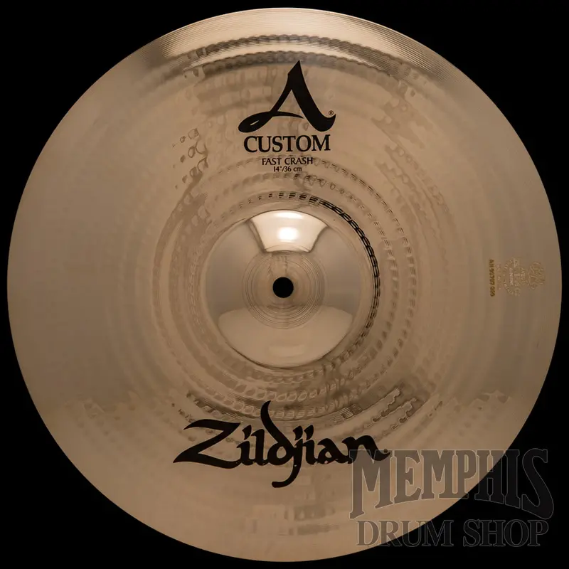 Zildjian 14" A Custom Fast Crash Cymbal – Quick, Crisp, And Highly Responsive 1
