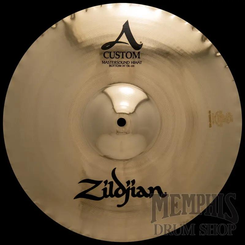 Zildjian 14" A Custom Mastersound Hi-Hat Bottom – Responsive, Dry Bottom For Precision Play 1