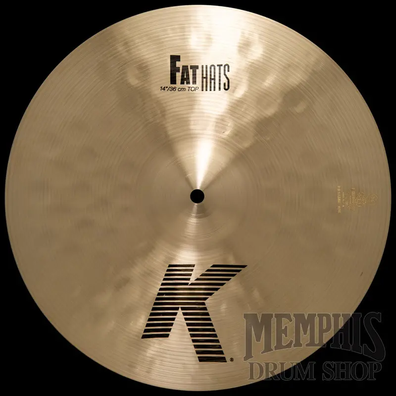 Zildjian 14-Inch K Fat Hat Top Cymbal – Enhanced Volume & Sizzle (Model K1431) 1