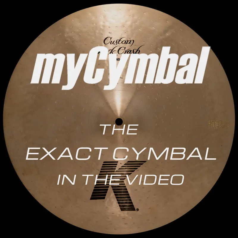 Zildjian 16" K Custom Dark Crash Cymbal (1013G) 1