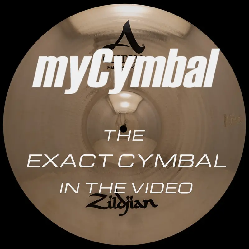 Zildjian 18" A Custom Medium Crash – Versatile, Full-Bodied, 1674G 1