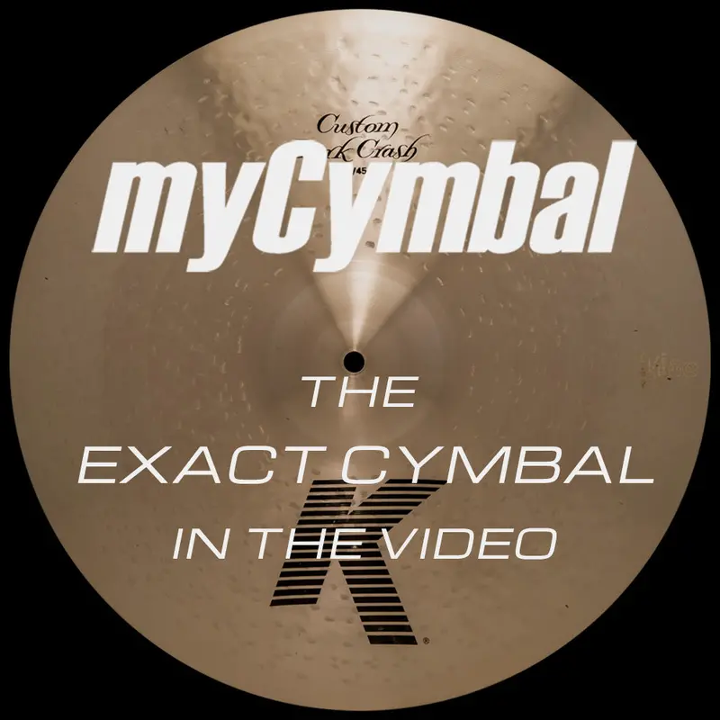 Zildjian K Custom Dark 18-Inch Crash Cymbal — 1285G 1