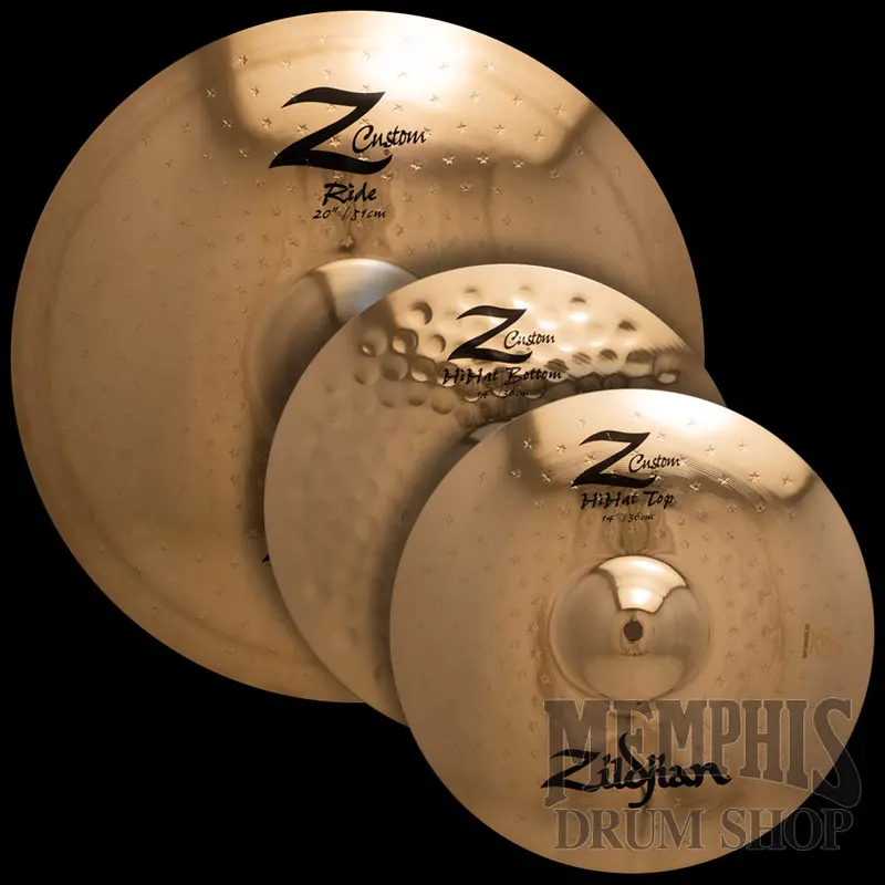 Zildjian Z Custom Essentials Cymbal Pack – Streamlined Two-Crash, One-Ride Bundle 1