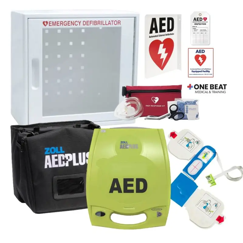 Zoll Aed Plus Fully Automated Defibrillator – Comprehensive Emergency Response Package 1