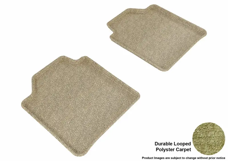 3D Maxpider L1Bm04822202 Classic Tan Floor Mat Set – 2-Piece Rear Fitment (Limited Stock) 1
