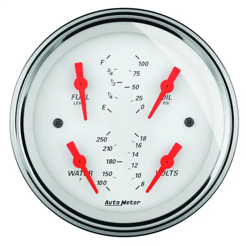 Autometer 1319 Mechanical Gauge With Perimeter Incandescent Dial Lighting 1