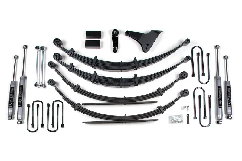 Bds Suspension Curved U-Bolt Spring Kit – 6" Lift For 1999–2004 Ford F-250/F-350 1