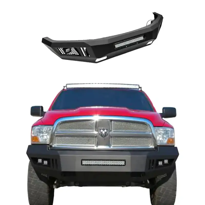 Black Horse Off Road Afb-Ra09-Kit Matte Steel Front Bumper – Armored Design For Rugged Use 1