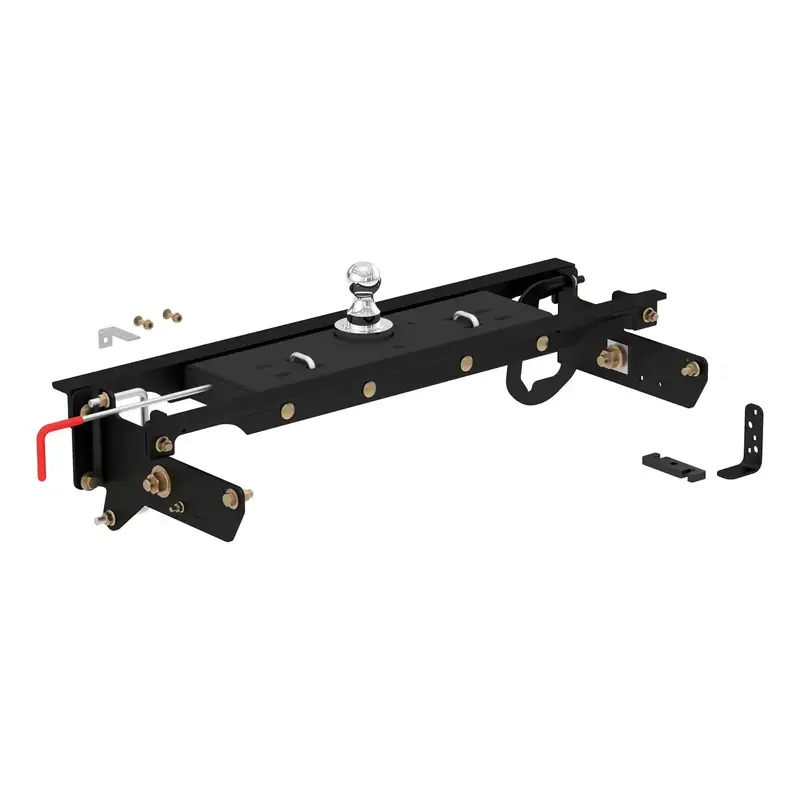 Curt Double-Lock Gooseneck Hitch Kit With Mounting Brackets For Ford F-250, F-350, And F-450 Trucks 1