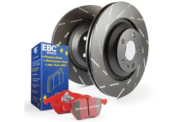 Ebc Brakes S4Kf1184 Precision-Slotted Brake Rotors – Wind-Noise-Reducing Narrow Slot Design 1