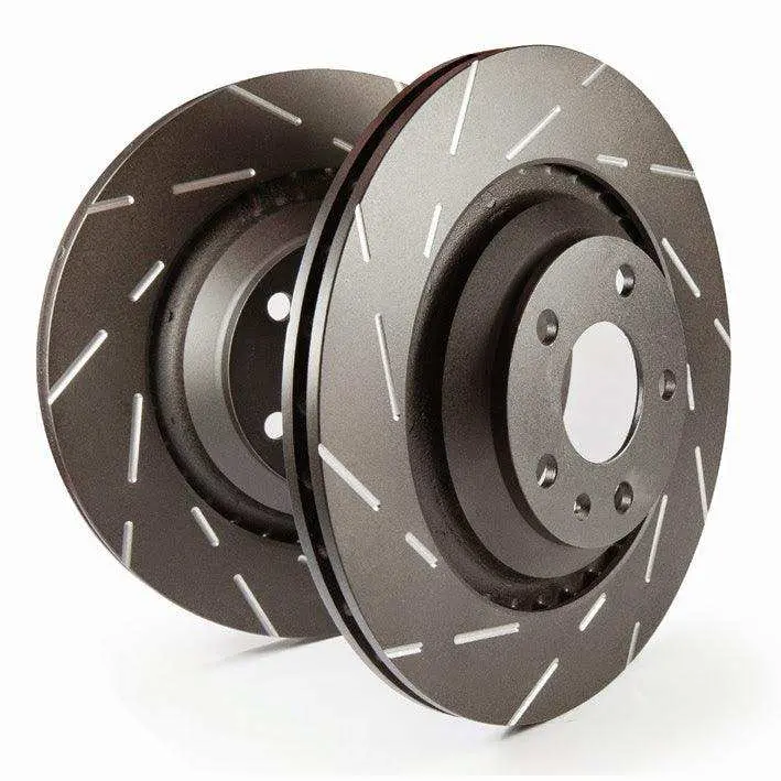 Ebc Usr818 Slotted Brake Rotors – Precision-Cut Narrow Slots Reduce Wind Noise 1